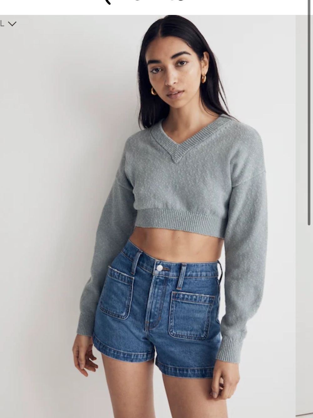 Madewell The Denim Emmett Short: Patch Pocket Edition earlwood wash 27